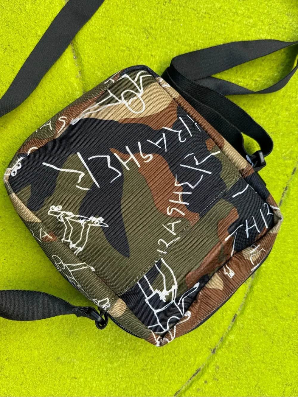 Herschel Supply Co x Thrasher Gonz Heritage Woodland Camo Crossbody Bag
